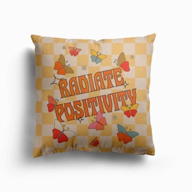 Radiate Positivity Canvas Cushion